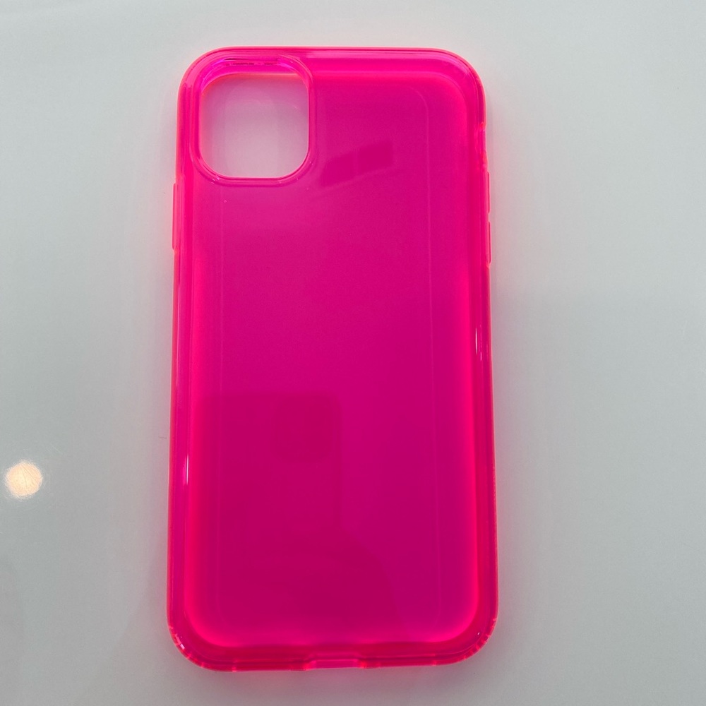 iPhone 11 Neon Pink Jelly Case